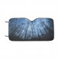 Starry Night Stars Forest Car Auto Sun Shade Windshield 55" x 29.53"