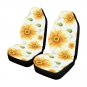 Sunflower and Dandelion Flower Floral Car Seat Covers (Set of 2)