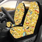 Messenger Face Expression Car Seat Covers (Set of 2)