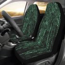 Matrix Computer Coding Car Seat Covers (Set of 2)