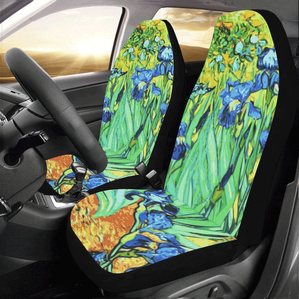 Irises Van Gogh Car Seat Covers (Set of 2)