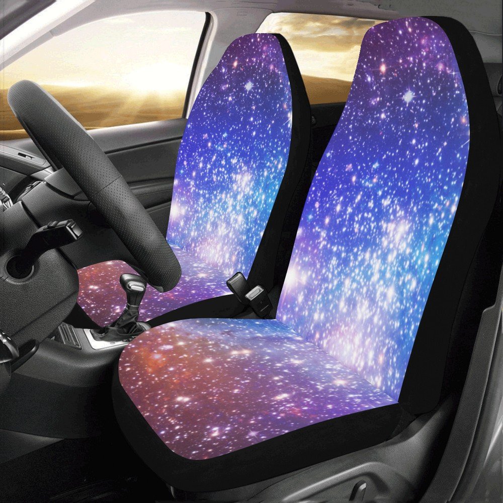 Galaxy Nebula Stars Universe Car Seat Covers (Set of 2)
