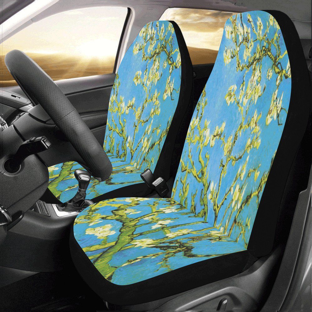 Almond Blossom Van Gogh Car Seat Covers (Set of 2)
