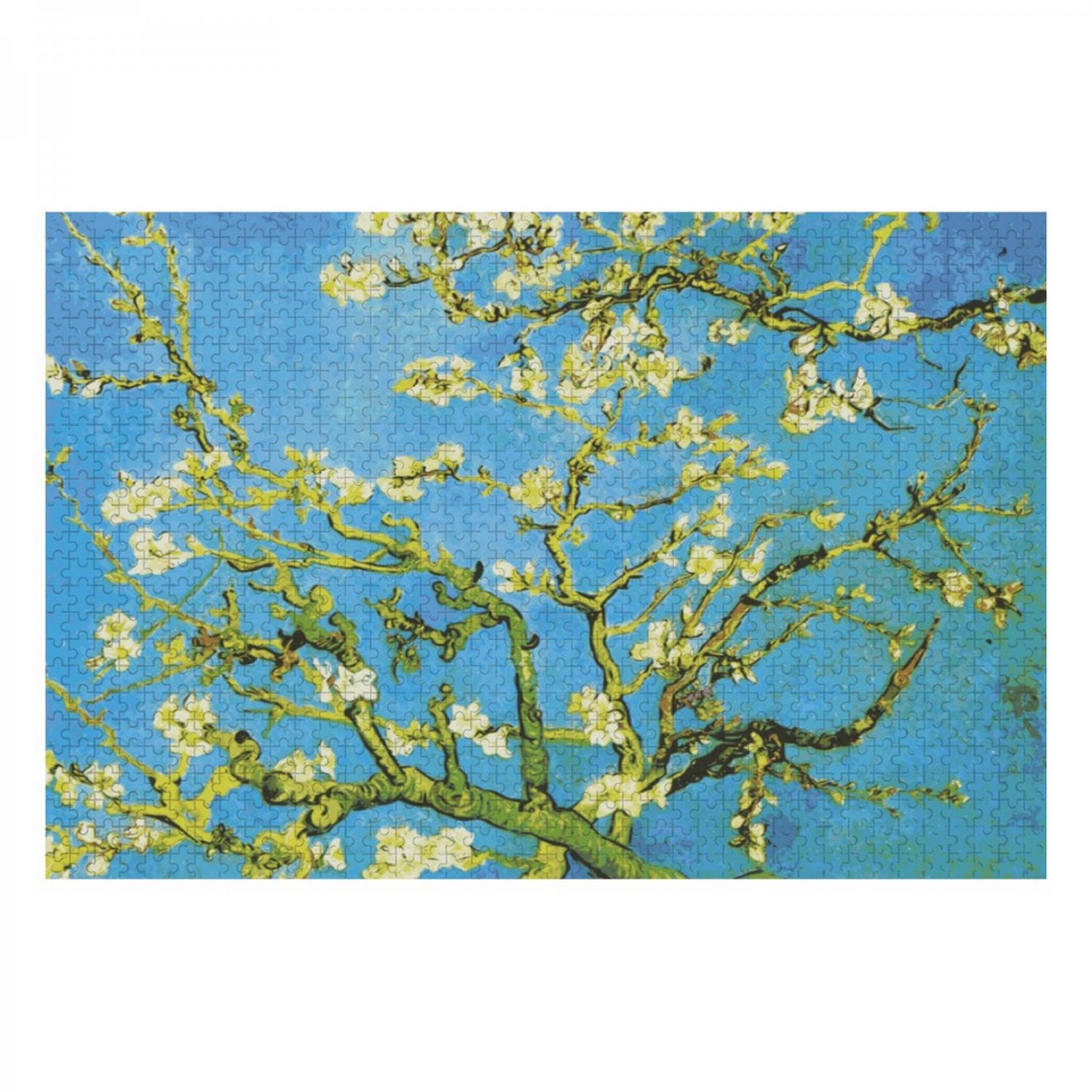 Almond Branches in Bloom Van Gogh Wooden Photo Puzzle (1000 Pieces)