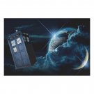 Tardis Police Box and Earth Wooden Photo Puzzle (1000 Pieces)