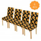 Sunflower Flower Chair Cover Pack of 4 pcs
