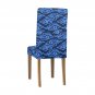 Blue Cloud Batik Pattern Mega Mendung Chair Cover Pack of 4 pcs