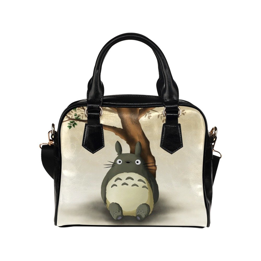 Totoro Anime PU Leather Shoulder Handbag Bag