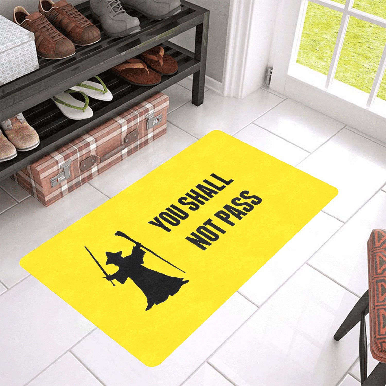 You Shall Not Pass Doormat (Rubber)
