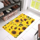Sunflower Floral Flower Doormat (Rubber)