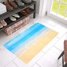 Beach Clear Blue and Sand Doormat (Rubber)