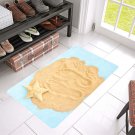 Sand with Footmark Doormat (Rubber)