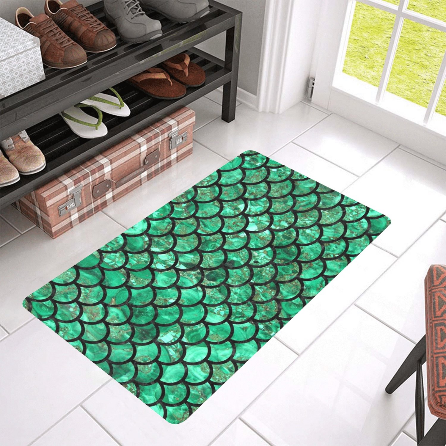 Mermaid Scales Doormat (Rubber)