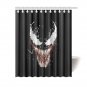 Venom Back Drop Shower Curtain