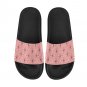 Women's Asanoha Hemp Leaf Demon Anime Japanese Traditional Pattern Slide Sandals (Asian Size)