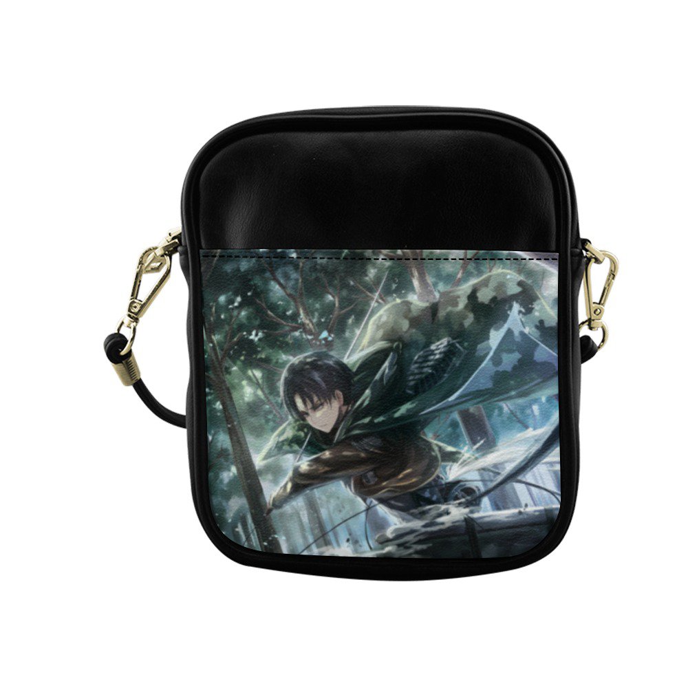 Girls' Levi Ackerman Anime Sling Bag