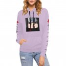 USA Size Women's PURPLE PASTEL Itachi Uchiha Anime All Over Print Hoodie