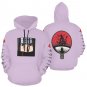 USA Size Women's PURPLE PASTEL Itachi Uchiha Anime All Over Print Hoodie