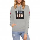 USA Size Women's GRAY Itachi Uchiha Anime All Over Print Hoodie