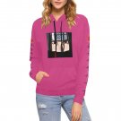 USA Size Women's MAGENTA Itachi Uchiha Anime All Over Print Hoodie