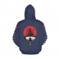 USA Size Women's BLUE NAVY Itachi Uchiha Anime All Over Print Hoodie