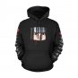 USA Size Women's BLACK Itachi Uchiha Anime All Over Print Hoodie