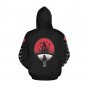 USA Size Women's BLACK Itachi Uchiha Anime All Over Print Hoodie