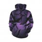 USA Size Bat Purple Men's Full Print Hoodie