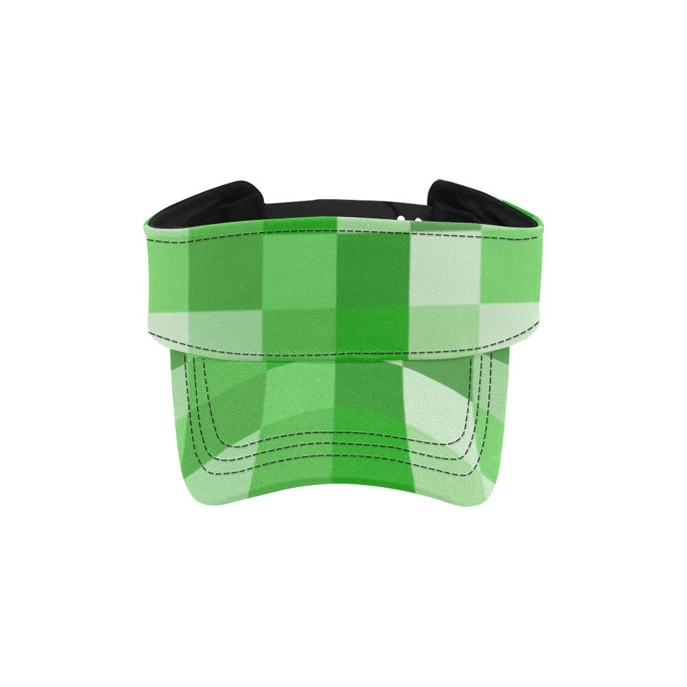 Green Pixel Squares Game Lovers Visor Hat