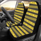 Police Line Crime Scene for Crime Movie Lovers Car Seat Covers (Set of 2)