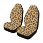 Leopard Pattern Car Seat Covers (Set of 2)