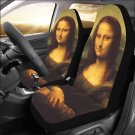 Mona Lisa Leonardo da Vinci Art Painting Print Car Seat Covers (Set of 2)
