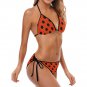 Ladybug Polkadot Pattern Bikini Swimsuit Swim Wear