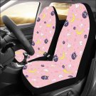 Luna Cat Bunny Star Moon Kawaii Anime Car Seat Covers (Set of 2)