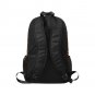 Brown Hotel Hexagon Geometric Pattern Unisex Casual School Backpack with Side Mesh Pockets