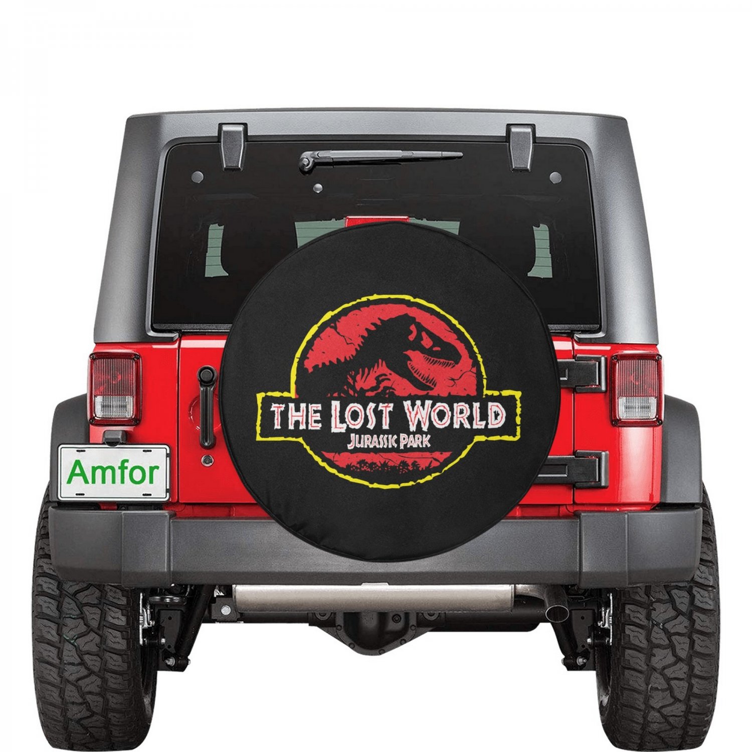 Lost Dinosaur Park Theme Spare Tire Cover