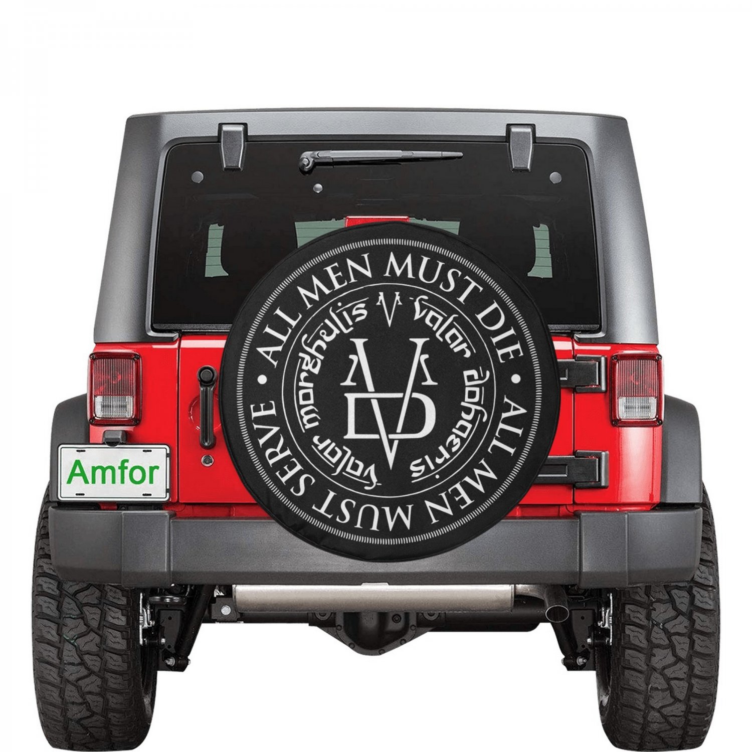 Valar Morghulis Valar Dohaeris All Men Must Die Must Serve Game Spare Tire Cover