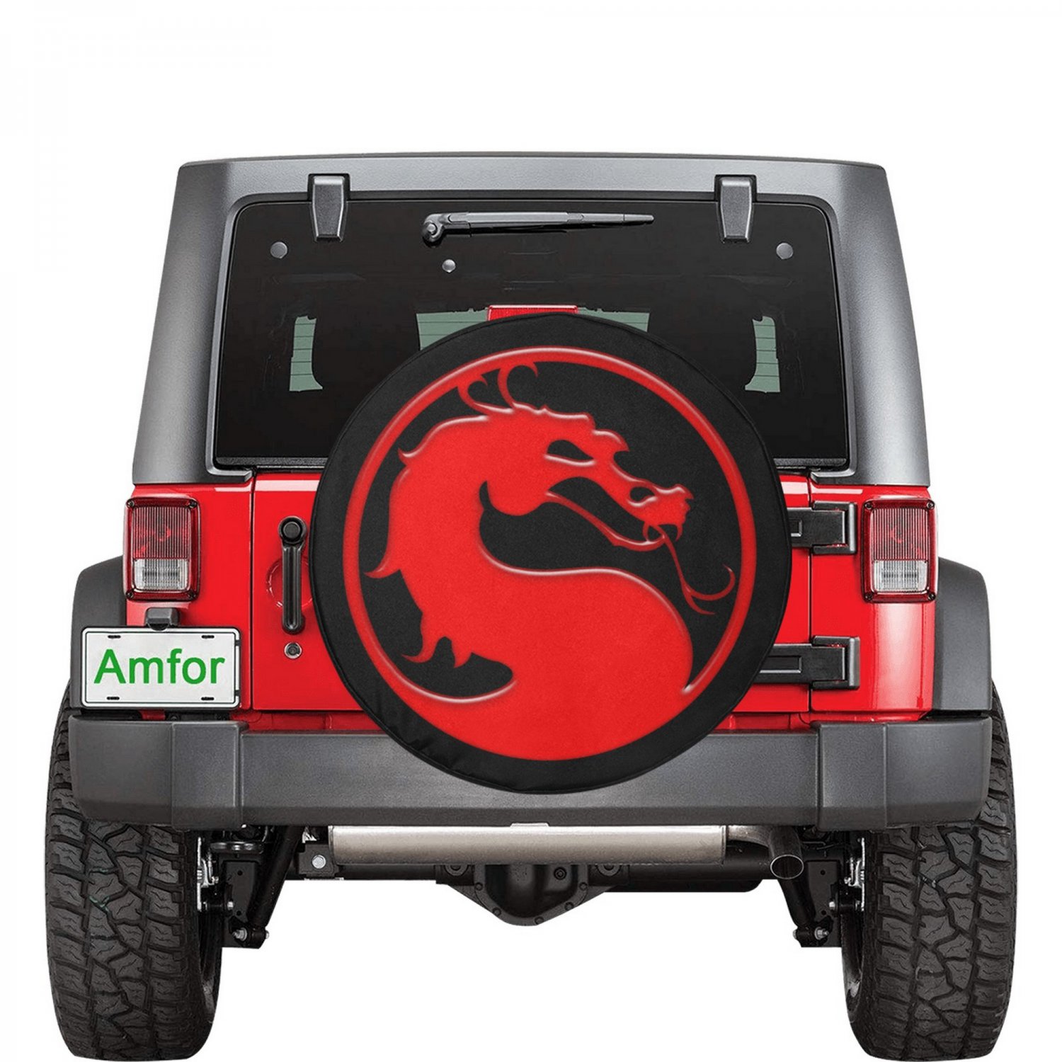 Red Dragon Combat Spare Tire Cover
