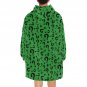 Men's Riddler Riddles Green Questions Blanket Hoodie