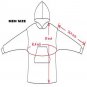 Men's Riddler Riddles Green Questions Blanket Hoodie
