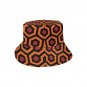 Overlook Geometry Pattern Unisex Summer Single-Layer Bucket Hat
