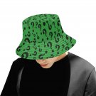 Riddler Green Questions Unisex Summer Single-Layer Bucket Hat