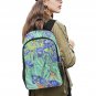 Irises Van Gogh Art School Backpack with Side Mesh Pockets