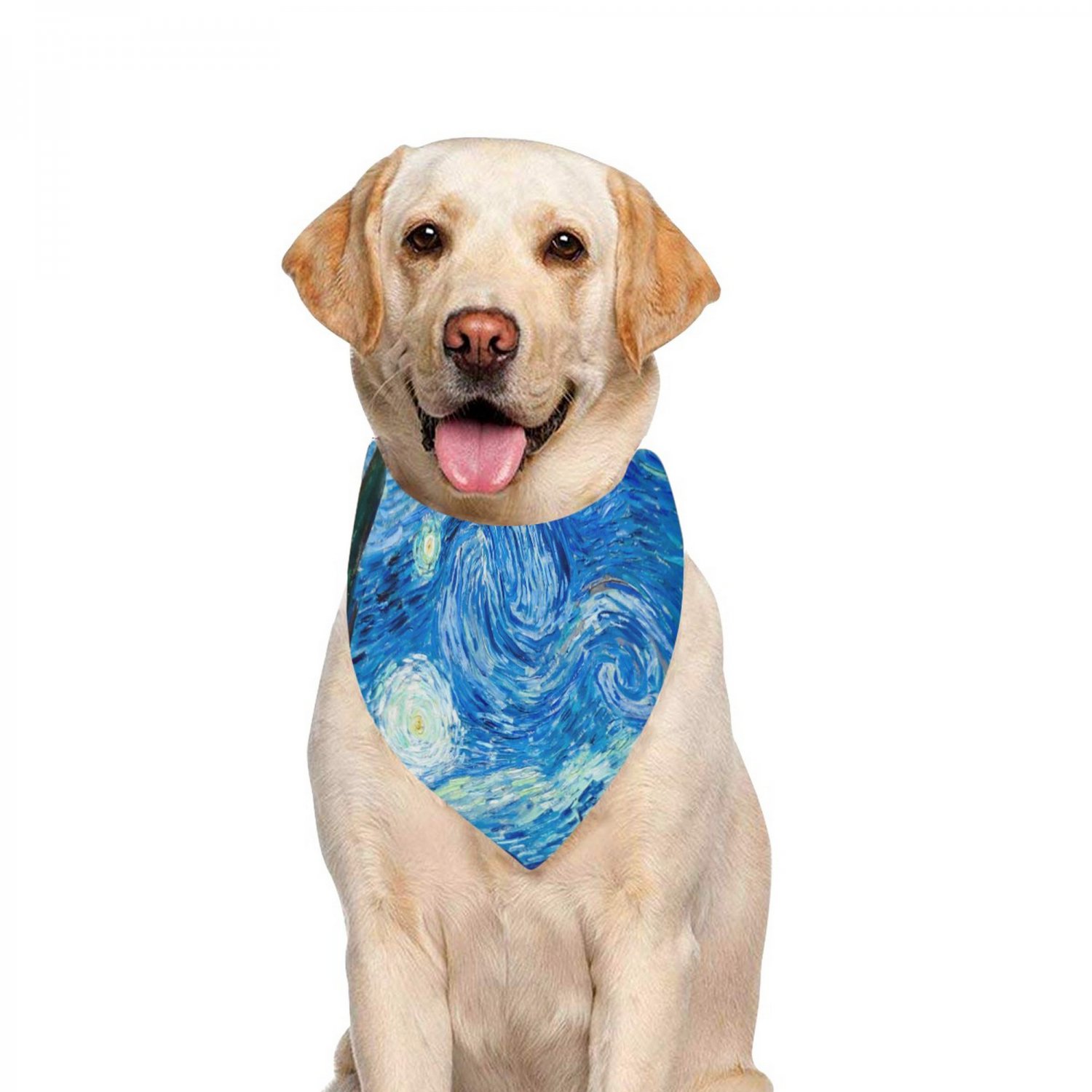 Starry Night Van Gogh Pet Dog Bandana