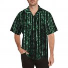 Matrix Raining Code Men's All Over Print Hawaiian Shirt