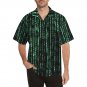 Matrix Raining Code Men's All Over Print Hawaiian Shirt