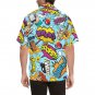 Comic Pattern Men's All Over Print Hawaiian Shirt
