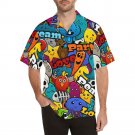 Party Doodle Pattern Men's All Over Print Hawaiian Shirt