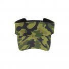 Army Camo Camouflage Dark Green Visor Hat