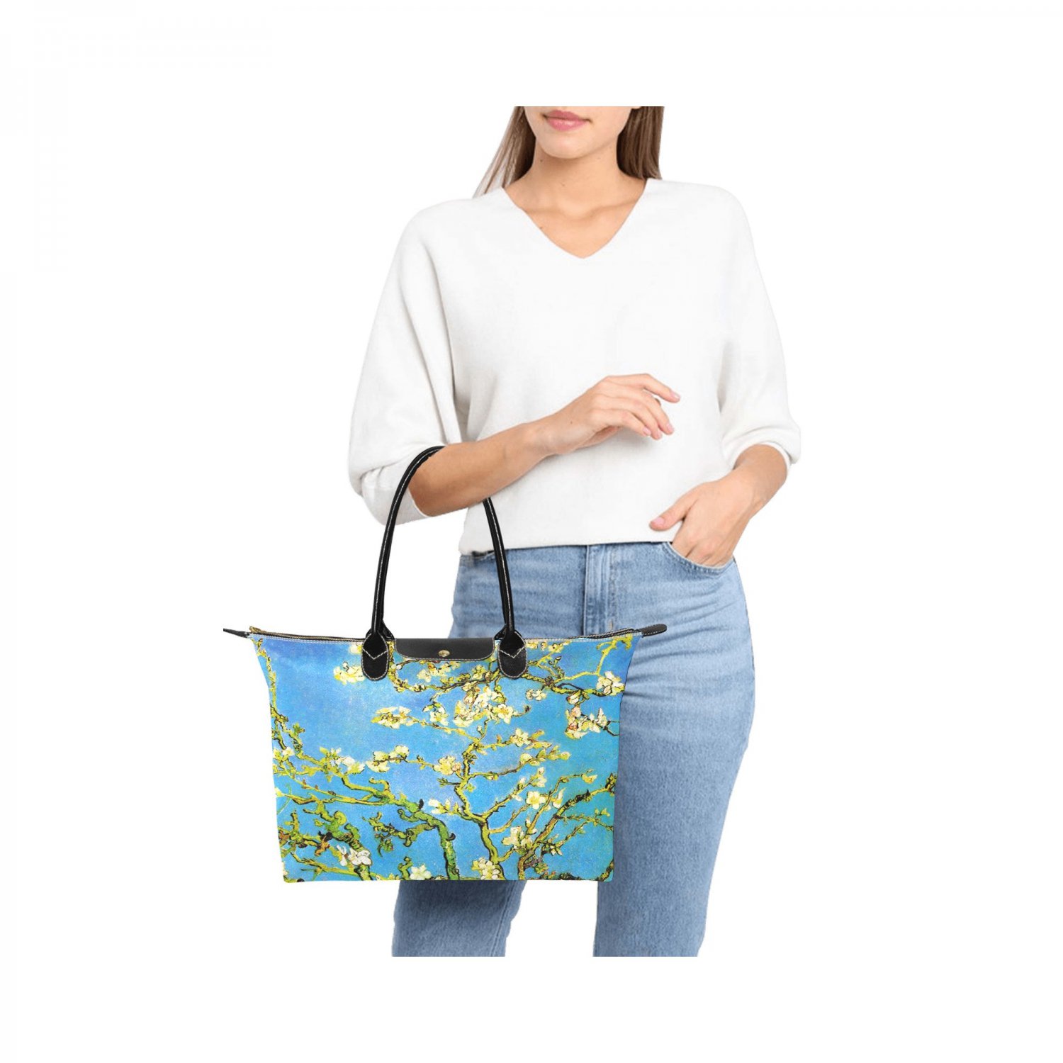 Almond Blossoms Van Gogh Art Women's Classic Handbag